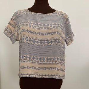 Aztec Design Backless Top